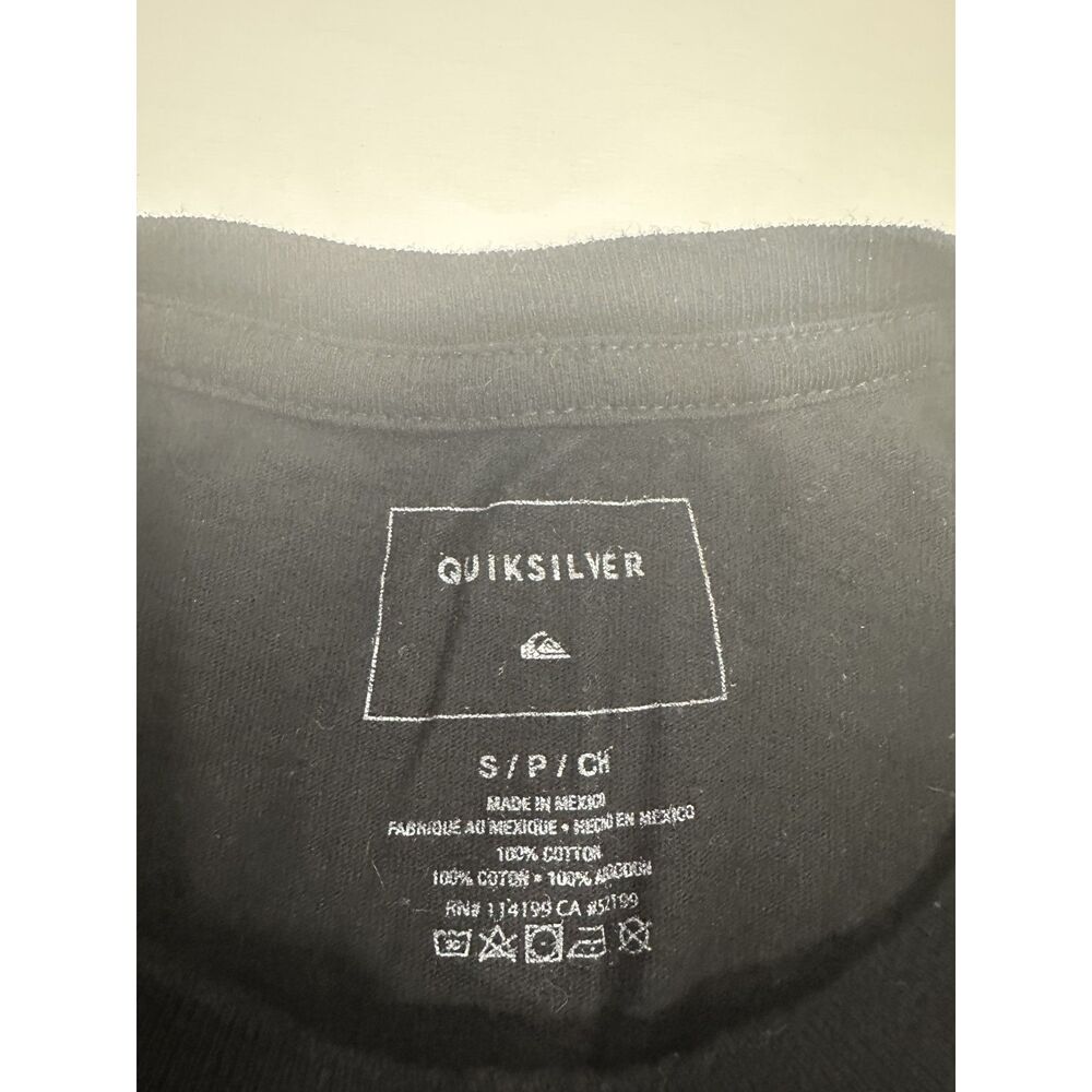 Quiksilver Boys Black Long Sleeve Graphic T-Shirt